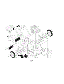 Engine  /  Housing  /  Handle parts for Husqvarna Walk Behind Lawn Mower 917376823 from AppliancePartsPros.com