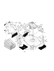 Engine  /  Housing  /  Handle parts for Husqvarna Walk Behind Lawn Mower 917379142 from AppliancePartsPros.com