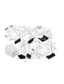 Engine  /  Housing  /  Handle parts for Husqvarna Walk Behind Lawn Mower 917380970 from AppliancePartsPros.com