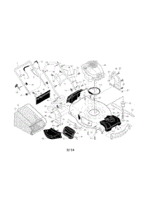 Engine  /  Housing  /  Handle parts for Husqvarna Walk Behind Lawn Mower 917384591 from AppliancePartsPros.com