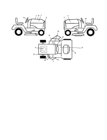 Decals parts for Husqvarna Riding Mower Tractor 96025000200 from AppliancePartsPros.com