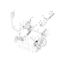 Mower Lift parts for Husqvarna Riding Mower Tractor 96043000301 from AppliancePartsPros.com