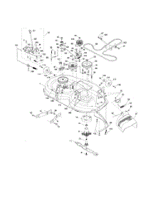 Mower Deck parts for Husqvarna Riding Mower Tractor 96043000301 from AppliancePartsPros.com