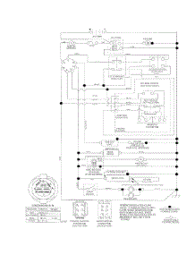 Schematic Diagram parts for Husqvarna Riding Mower Tractor 96043003300 from AppliancePartsPros.com