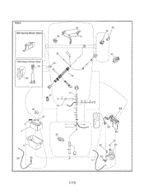 Electrical parts for Husqvarna Riding Mower Tractor 96043017100 from AppliancePartsPros.com