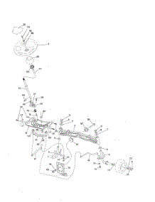 Steering parts for Husqvarna Riding Mower Tractor 96043017100 from AppliancePartsPros.com