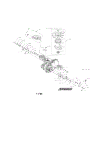 Transaxle parts for Husqvarna Riding Mower Tractor 96043017100 from AppliancePartsPros.com