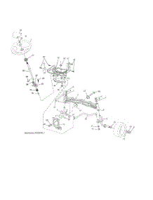 Steering parts for Husqvarna Riding Mower Tractor 96043017200 from AppliancePartsPros.com