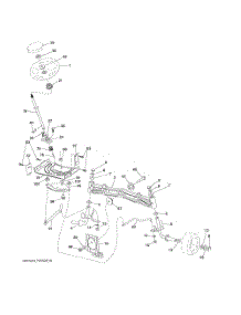 Steering parts for Husqvarna Riding Mower Tractor 96043017301 from AppliancePartsPros.com