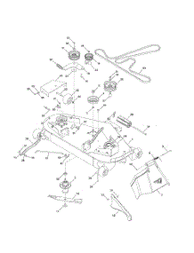 Mower Deck parts for Husqvarna Riding Mower Tractor 96043017700 from AppliancePartsPros.com