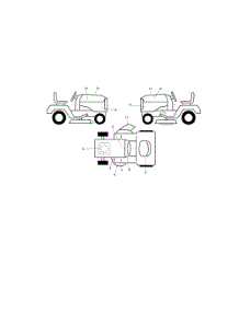 Decals parts for Husqvarna Riding Mower Tractor 96043017700 from AppliancePartsPros.com