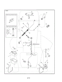 Electrical parts for Husqvarna Riding Mower Tractor 96043018101 from AppliancePartsPros.com