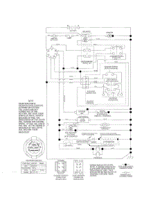 Schematic Diagram parts for Husqvarna Riding Mower Tractor 96043018101 from AppliancePartsPros.com