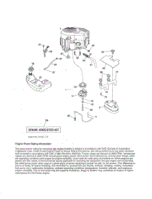 Engine parts for Husqvarna Riding Mower Tractor 96043018200 from AppliancePartsPros.com