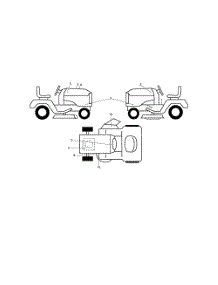 Decals parts for Husqvarna Riding Mower Tractor 96043018800 from AppliancePartsPros.com