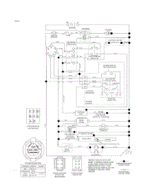 Schematic Diagram parts for Husqvarna Riding Mower Tractor 96043018800 from AppliancePartsPros.com