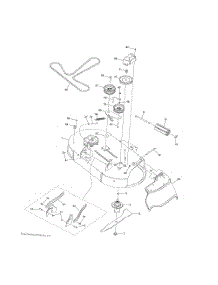 Mower Deck parts for Husqvarna Riding Mower Tractor 96043020300 from AppliancePartsPros.com