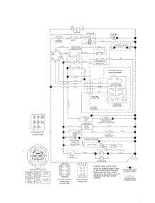 Schematic Diagram parts for Husqvarna Riding Mower Tractor 96043020300 from AppliancePartsPros.com