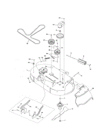 Mower Deck parts for Husqvarna Riding Mower Tractor 96043020400 from AppliancePartsPros.com