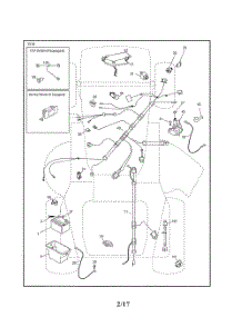 Electrical parts for Husqvarna Riding Mower Tractor 96043021800 from AppliancePartsPros.com