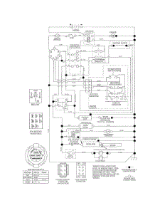 Schematic Diagram parts for Husqvarna Riding Mower Tractor 96043021800 from AppliancePartsPros.com