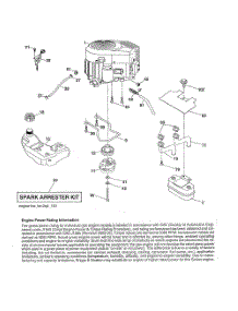 Engine parts for Husqvarna Riding Mower Tractor 96043022200 from AppliancePartsPros.com