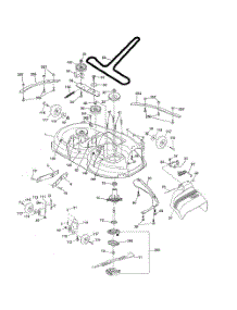 Mower Deck parts for Husqvarna Riding Mower Tractor 96043022200 from AppliancePartsPros.com