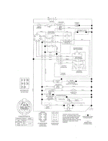 Schematic Diagram parts for Husqvarna Riding Mower Tractor 96043022400 from AppliancePartsPros.com