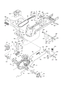 Drive parts for Husqvarna Riding Mower Tractor 96043022500 from AppliancePartsPros.com