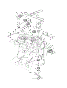 Mower Deck parts for Husqvarna Riding Mower Tractor 96043022500 from AppliancePartsPros.com