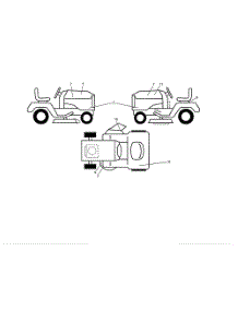 Decals parts for Husqvarna Riding Mower Tractor 96043022500 from AppliancePartsPros.com