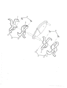 Tine parts for Husqvarna Tiller 96083000605 from AppliancePartsPros.com