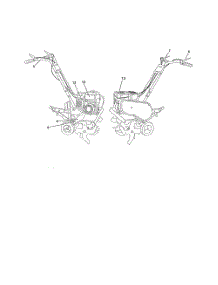 Decals parts for Husqvarna Tiller 96083000605 from AppliancePartsPros.com