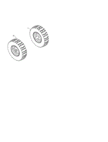 Wheels parts for Husqvarna Snow Removal Equipment 96192008900 from AppliancePartsPros.com