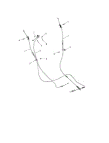 Cable Control Drive & Auger parts for Husqvarna Snow Removal Equipment 96193009602 from AppliancePartsPros.com