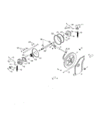 Drive parts for Husqvarna Snow Removal Equipment 96193009702 from AppliancePartsPros.com