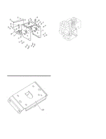 Engine  /  Frame  /  Mounting Plate parts for Husqvarna Snow Removal Equipment 96193009702 from AppliancePartsPros.com