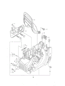 Crankcase parts for Husqvarna Chainsaw 965030298 from AppliancePartsPros.com