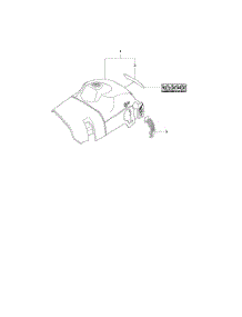 Cylinder Cover parts for Husqvarna Chainsaw 965167936 from AppliancePartsPros.com