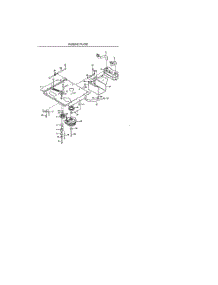 Engine Plate parts for Husqvarna Riding Mower Tractor 965880401 from AppliancePartsPros.com