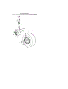 Wheels & Tires parts for Husqvarna Riding Mower Tractor 965880401 from AppliancePartsPros.com
