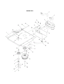 Engine Plate - 965881401 parts for Husqvarna Riding Mower Tractor 965881101 from AppliancePartsPros.com
