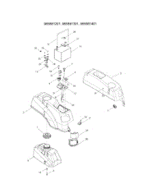 Ignition parts for Husqvarna Riding Mower Tractor 965881301 from AppliancePartsPros.com