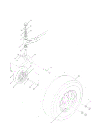 Wheels  /  Tires parts for Husqvarna Riding Mower Tractor 966042901 from AppliancePartsPros.com