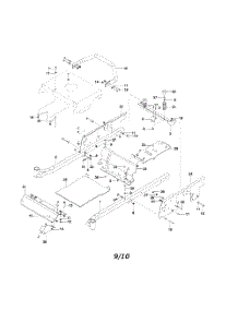 Frame parts for Husqvarna Riding Mower Tractor 966455801 from AppliancePartsPros.com