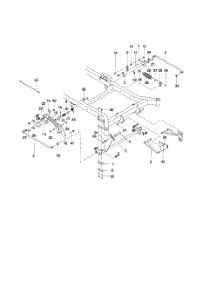 Mower Lift  /  Deck Lift parts for Husqvarna Riding Mower Tractor 966502301 from AppliancePartsPros.com