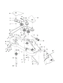 Mowing Deck parts for Husqvarna Riding Mower Tractor 966502301 from AppliancePartsPros.com