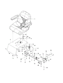Seat parts for Husqvarna Riding Mower Tractor 966502301 from AppliancePartsPros.com