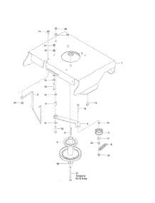 Engine Plate parts for Husqvarna Riding Mower Tractor 966582201 from AppliancePartsPros.com