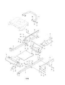 Frame parts for Husqvarna Riding Mower Tractor 966612301 from AppliancePartsPros.com